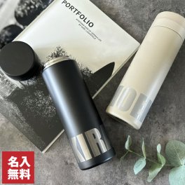【名入れ 無料】L14 真空断熱構造 スリムサーモ ステンレスボトル《大英字ネーム》(水筒 名入れボトル ステンレスボトル 保温 保冷 マイボトル 真空 断熱 マグボトル ギフト プレゼント 誕生日 通勤 通学 子ども 記念日 父の日 母の日 敬老の日 おしゃれ かわいい 500ml)