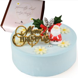 センイルケーキ 4号 天然色素 「クリスマス 飾り付」スイーツ Xmas Christmas 誕生日ケーキ 子供 七五三 お祝い インスタ映え 推し活 こども 女の子