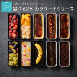 カタラーナ 選べる2個 10種 食べ比べ 冷凍スイーツ アイスケーキ ブリュレ 洋菓子 ギフト 誕生日 敬老の日キャラメル 紅茶 白桃 黄桃 シャインマスカット ナガノパープル チョコ コーヒー 苺 ブルーベリー チョコミント チョコバナナ フルーツ大福 贈り物 内祝い ラッピング 熨斗対応 メッセージカード