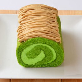 宇治抹茶 栗のモンブランロールケーキ