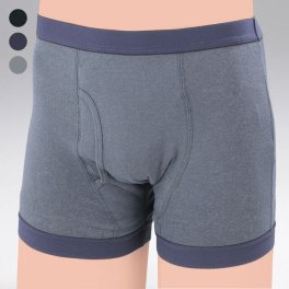 失禁パンツ ボクサーパンツ 3枚組 失禁用後ろモレガード付き 3重構造 抗菌 防臭 尿漏れ 防止 パンツ スポーティ 失禁ボクサーパンツ 吸水パッド付き 下着 男性用 軽度失禁用品　送料無料