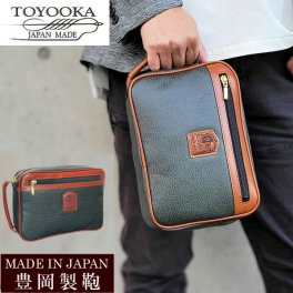 日本製 豊岡鞄 セカンドバッグ クラッチバッグ メンズ 横 横型 縦持ち 国産 結婚式 冠婚葬祭 黒 カーキ ブランド 40代 50代 60代 70代 80代 旅行 ビジネス シック 父の日 誕生日 還暦 ギフト 25939