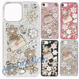【受注生産】スマホケース【キラキラデコケース】decoration