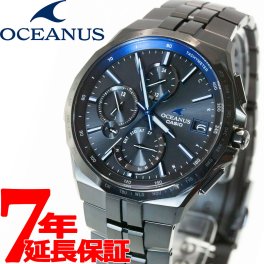 カシオ オシアナス マンタ 電波 ソーラー 腕時計 メンズ タフソーラー CASIO OCEANUS Manta Premium Production Line OCW-S5000B-1AJF