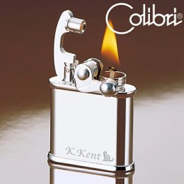 1910年英国で創業されたコリブリ！ 名入れ コリブリ オイルライター シルバー colibri 名前入り プレゼント ギフト 面白い センス 定年退職 還暦祝い 退職祝い 男性 女性 お祝い 古希 喜寿 傘寿 米寿 卒寿 白寿 百寿 敬老の日