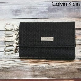 カルバンクライン キーケース メンズ ブランド Key Case レザー 革 31CK170001 ブラック 小物