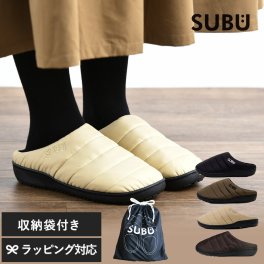 正規 SUBU スブ 冬用サンダル PERMANENT mnr-0490 新作スリッパ スリッポン ダウンシューズ/レディース 女性 キッズ 子供/室内/おしゃれ/防寒 あったか 撥水/キャンプ/ギフト プレゼント/小さいサイズ/20cm～21.5cm/