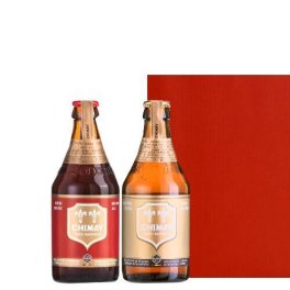 敬老の日 おばあちゃん おじいちゃん ビール 2本セット【無料 ラッピング メッセージカード】ベルギービール 飲み比べ 有名『シメイ』レッド ゴールド CHIMAY 330ml 2種 ギフト箱付 挨拶 贈答 熨斗対応 誕生日 お祝い 還暦 退職祝 70代 80代 90代 送料無料