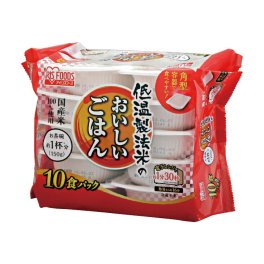 アイリスオーヤマ 低温製法米おいしいごはん 150g x10食セット レトルト食品 ご飯 パック ごはん パックご飯 レンジ　パックごはん　国産米　レンジ対応　非常食　保存食　簡単調理　お米　炊きたて　美味しいご飯　長期保存　便利食品　アイリスフーズ　お茶碗一杯分　電子レンジ調理　お手軽ごはん　送料無料