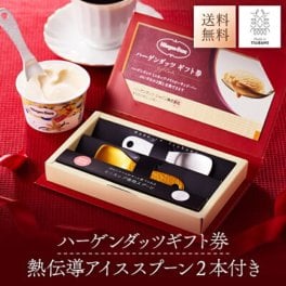 ハーゲンダッツギフト券(3枚) ＋アイススプーン【送料無料】熱伝導アイススプーン ギフト