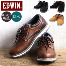 EDWIN メンズ スニーカー 7980 通販 エドウィン 靴 くつ 軽量 軽い 防水 4cm×4時間 運動靴 ローカット 防滑 滑らない 雪 雨 クッションインソール 疲れにくい おしゃれ シンプル 幅広 3E ゆったり シューズ メンズファッション メンズ靴