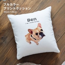 P37 写真入り クッション《抜きB》(うちの子 ベビー ペット 家族 記念日 思い出 オリジナル オシャレ プレゼント 写真プリント カラープリント 出産 お祝い ギフト 誕生日 フルカラー プリント)