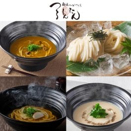 至高の一杯 つるとんたん つけ（冷） かけ(温) カレー クリーム のおうどん 8人前 お出し8種 ギフト梱包 グルメギフト内祝い うどん お歳暮 御歳暮