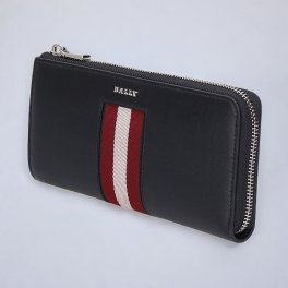 バリー 長財布 メンズ レディース ブランド レザー 6309717 ブラック レッド 財布