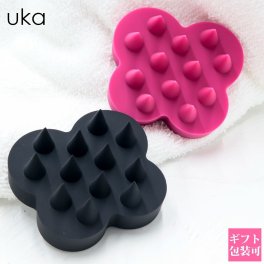 uka スカルプブラシ ケンザン ウカ 頭皮ケア マッサージ かわいい おしゃれ ヘッドスパ スカルプ ケア お風呂 グッズ 癒し リラックス ブランド 正規品 新品 通販 ギフト