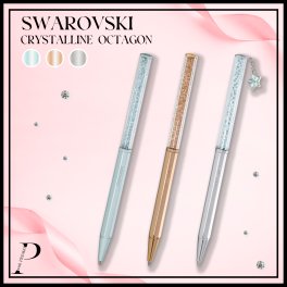【BOX&ショッピングバック付】【14：00までのご注文で即日発送！】★スワロフスキー ボールペン Crystalline Octagon★ ギフトセット スワロフスキー クリスタルペン 女性 レディース 女友達 彼女 ギフト プレゼント 贈り物 誕生日 記念日 お祝い