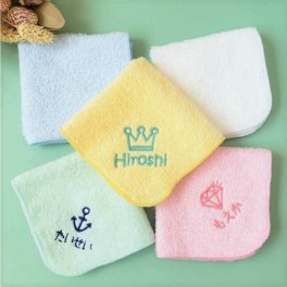 【名入れ 刺繍】名前入り ハンカチ《マーク》(名入れハンカチ ギフト プレゼント 誕生日 卒園 幼稚園 保育園 卒園ギフト 記念品 プチギフト 入園祝い 入学祝い 贈り物 ハンドタオル タオルハンカチ ハンカチタオル おしゃれ かわいい 雑貨 20cm ワンポイント) 37