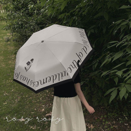 折りたたみ傘 完全遮光 日傘 遮光 自動開閉 晴雨兼用 折りたたみ日傘 UVカット 紫外線対策 撥水 折り畳み傘 かわいい シック アイボリー バラ