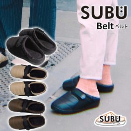 SUBU スブ Belt ベルト冬用サンダル パーマネントコレクション 冬用のおしゃれで暖かいサンダル 起毛加工で暖かい 4層構造のクッションインソール 素足で気軽にお出かけできる 24?25.5cm、26?27.5cm 【送料無料】【P変】