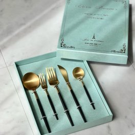 cesa beams　期間数量限定　特別価格　食器　カトラリー カトラリーセット 結婚祝い 　ギフト　食洗機対応　プレミアシリーズ　5本セット　箱入り　 スプーン フォーク ナイフ お箸 箸 セット おしゃれ ステンレス　北欧 ティースプーン デザートフォーク ケーキフォーク(/祝箱新中5g/)
