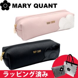 マリークワント マリクワ ポーチ ペンケース 化粧ポーチ 文房具 筆箱 ギフト レディース シュリンクデイジーパッチ クリスマス