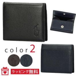ラルフローレン POLO RALPH LAUREN カーフレザー BOX型小銭入れ P-263CL メンズ ギフト プレゼント