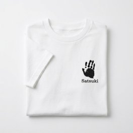 敬老の日 手形足形 刺繍 Tシャツ 半袖 オーダーメイド 名入れ 出産祝い 孫 祖父母 母の日 誕生日 プレゼント ギフト 子どもの手形 記念品 ラッピング無料【送料無料】
