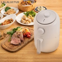 エアフライヤー ノンオイルフライヤー LALALUCTUS サクット ノンフライヤー レシピ付き 調理器 油なし 大容量 揚げ物 温め直し ヘルシー ダイエット お惣菜 ポテト 天ぷら 唐揚げ 厚揚げ ジューシー 時短 家庭用 健康 朝食 調理器具 キッチン家電 おしゃれ ギフト 新生活