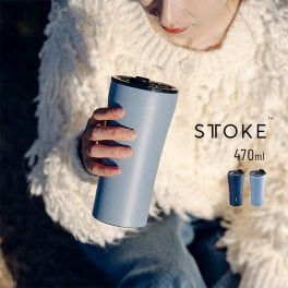 STTOKE ストーク タンブラー Gサイズ 16oz 470ml クールカラー[セラミックタンブラー 蓋付き 漏れない こぼれない 持ち運び 保温 保冷 おしゃれ かわいい オフィス ブランド プレゼント]