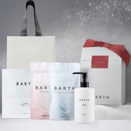  【ショッパー付き/ギフトBOX】BARTH 重炭酸バスタブレット2種×ボディクリーム×フェイスマスク Beauty Care Edition（入浴剤 フェイスパック コスメ いやしグッズ リラックスグッズ 女性 男性 温浴美肌 誕生日 ホワイトデー 女性 高級 記念日 おしゃれ 内祝い お祝い お礼 出産 美容 新生活 実用的)