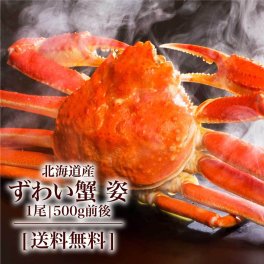 ズワイガニ ずわいがに ずわい蟹 姿 1尾 500g前後 ズワイカニ カニ姿 カニ通販 蟹通販 茹で 高級海鮮 高級食材 ズワイ ズワイ蟹 お取り寄せグルメ お返し 高級グルメ かに鍋 カニしゃぶ 蟹鍋 かに雑炊 かに汁 カニ雑炊 カニ汁 かにみそ 贈り物 敬老の日 敬老の日かに【送料無料】