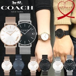 【COACH】 コーチ ペアウォッチ 2本セット腕時計 メンズ レディース クオーツ 日常生活防水 cc-pair02 父の日 ギフト