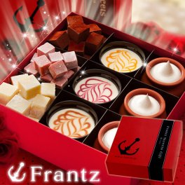 送料無料(※1) 神戸フランツ 神戸・港町の午後 【手提げ袋付】 スイーツ 洋菓子 プリン レアチーズケーキ チョコレート チョコ 生チョコ プレゼント ギフト 贈り物  手土産 誕生日 敬老の日 詰め合わせ ※1北海道・沖縄除く