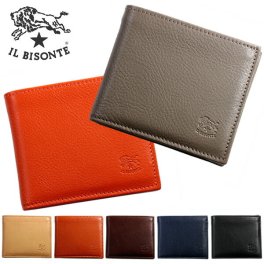 イルビゾンテ IL BISONTE ２つ折り 財布 本革 レザー メンズ レディース コンパクト ミニ sbw023pv0005