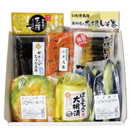 お漬物 6種詰め合わせ 喜（よろこび）【化粧箱入】 母の日 父の日 お中元 敬老の日 お歳暮 御歳暮 御年賀 御年始 寒中見舞い お漬け物 漬物 つけもの ギフト 贈答品 誕生日プレゼント