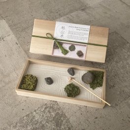 父の日ギフト ミニ庭園キット  枯山水キット・レーキ入り 富士苔/大