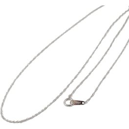 純プラチナ (Pt999) (造幣局検定マーク入) ネックレスチェーン スクリュー50cm 2061 【ギフトラッピング済み】