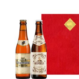 秋ギフト クラフトビール 2本 飲み比べセット【無料 ギフト箱 ラッピング メッセージカード】ドイツビール クラフトビール ラガー ヒューガルデン・グランクリュ 330ml 2種 地ビール 海外ビール 輸入ビール 詰め合わせ 御祝 還暦 昇進 誕生日 送料無料