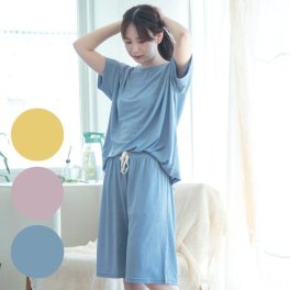 ボックスセットアップ Cooroom ルームウェア レディース 夏 半袖 可愛い 上下 涼しい ゆったり かわいい 春 大人かわいい セットアップ おしゃれ