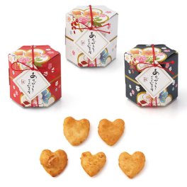 プチギフト ハート せんべい はないちこづつ 1個 結婚式 ウェディング 煎餅 和菓子 ありがとう 感謝 プレゼント サンクスギフト ホワイトデー かわいい お菓子 お礼 二次会 感謝 まとめ買い おもしろ ばらまき 個包装 oa1583