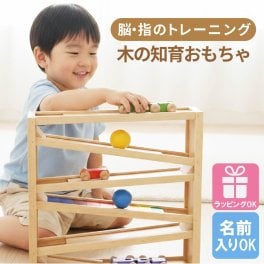 【名入れ】 木製おもちゃ 木製玩具 スロープトイ 木製コースター 車 知育玩具 モンテッソーリ 車 転がる こども 誕生日プレゼント 男の子 女の子 出産祝い 3歳 三歳 4歳 5歳 子どもの日 木のおもちゃ プレゼント ギフト 入園祝い