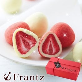 神戸フランツ 苺トリュフアソート 【手提げ袋付】 紅白セット スイーツ 洋菓子 チョコレート チョコ いちご プレゼント ギフト 贈り物 手土産 誕生日 敬老の日