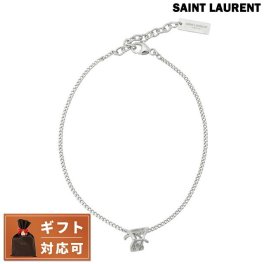 サンローラン ブランド ブレスレット メンズ レディース SAINT LAURENT 670469 Y1500 8126 S YSL モノグラム Sサイズ シルバー アクセサリー おしゃれ ギフト