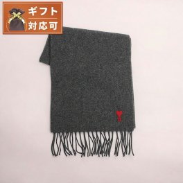 アミ パリス Ami Paris マフラー BFUSF405-334-061 ユニセックス アミパリ メンズ レディース グレー