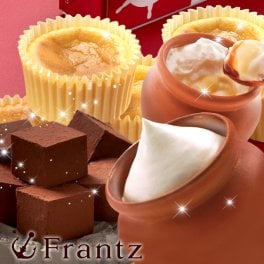 神戸フランツ 壷プリンとチーズケーキと生チョコのセット 【手提げ袋付】 スイーツ 洋菓子 ギフト 贈り物 洋菓子 手土産 誕生日 敬老の日 チョコ お返し