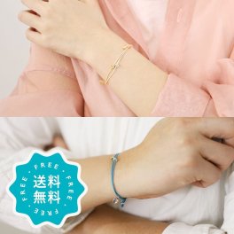 ブレスレット ブランド おしゃれ つけっぱなし ペア 日本製 2点セット ゴールド シルバー 15色 結婚記念日