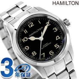 ハミルトン カーキ フィールド マーフ オート 38mm 自動巻き 腕時計 ブランド メンズ レディース HAMILTON H70405130 アナログ ブラック 黒 スイス製