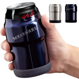 ステンレス製３５０ml感ホルダー 感ホルダー 名入れ ビール ドリンク 名前入り プレゼント ギフト 面白い センス 定年退職 還暦祝い 退職祝い 男性 女性 お祝い 古希 喜寿 傘寿 米寿 卒寿 白寿 百寿 敬老の日
