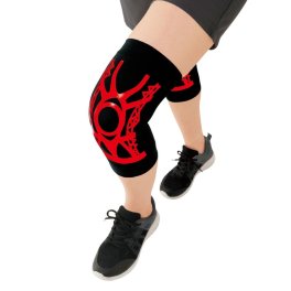 織田式ひざを鍛えるひざサポーター 2足4枚組 テーピング理論 人工筋肉 温熱効果 ラジウム ブラックシリカ 遠赤外線 歩行サポート 膝 安定 洗える