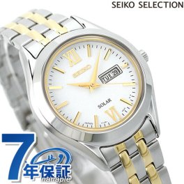 セイコー 腕時計 ブランド レディース ソーラー STPX033 SEIKO ホワイト